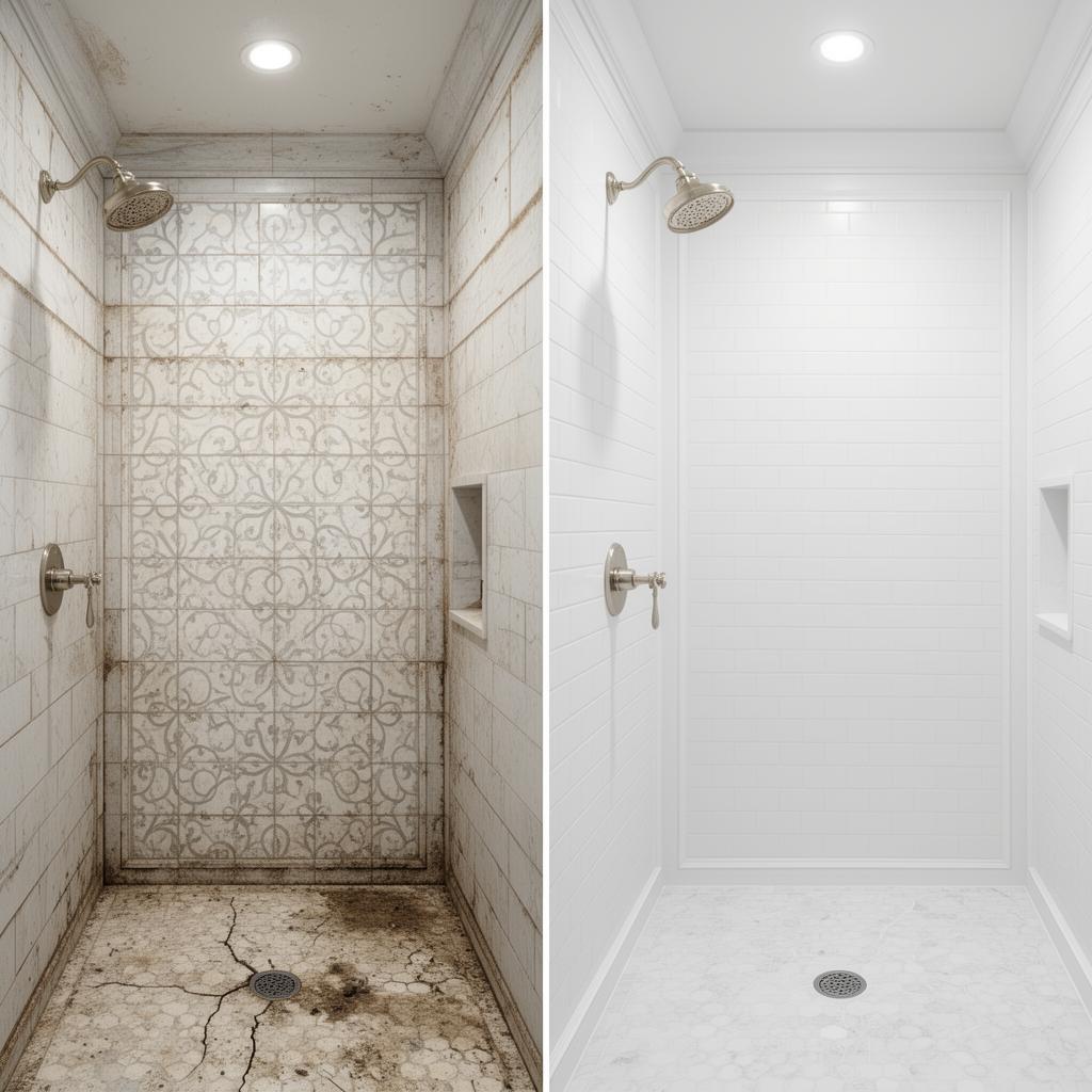Upscale Bathroom Tile Restoration Tampa - Historic Home Grout Repair 813 Area