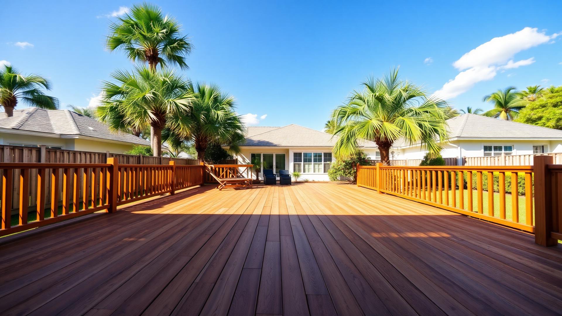 Tampa Bay wood deck staining and sealing by Wood Revive